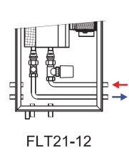 Ventiloconvector de pardoseala ingropat ISAN ACTIV FLT21-12 3200
